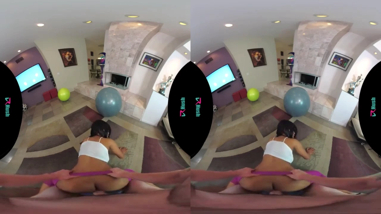 VRHUSH presents Jenna Foxx being analed while wearing yoga pants porn video