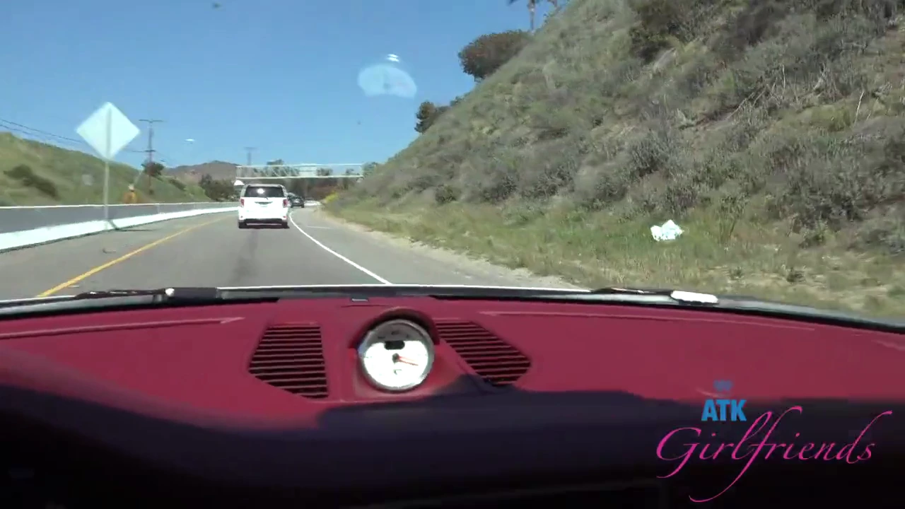 POV video of Summer Vixen's oral skills and car fun on a beach date porn video